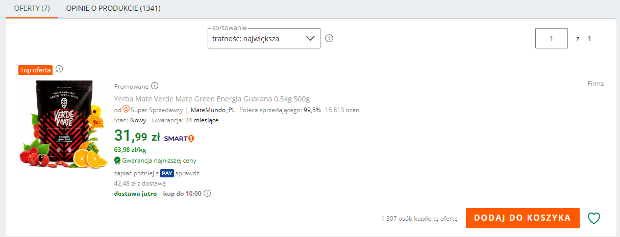 Widok oferty - MateMundo.pl